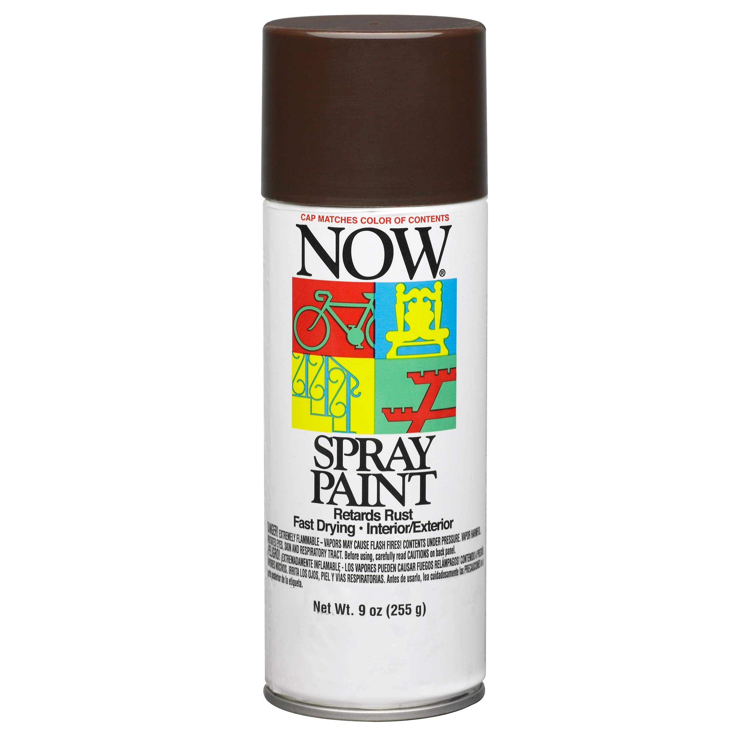 Amazon.com: Krylon NOW Spray Paint, Gloss, Brown, 9 oz : Tools